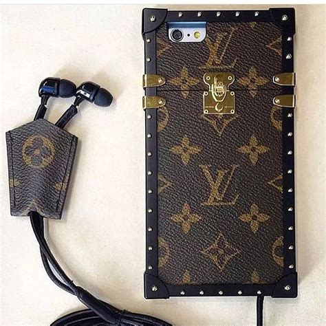 louis vuitton trunk-inspired phone holders